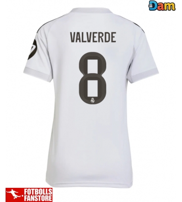 Real Madrid Federico Valverde #8 Hemmatröja Dam 2025-26 Kortärmad